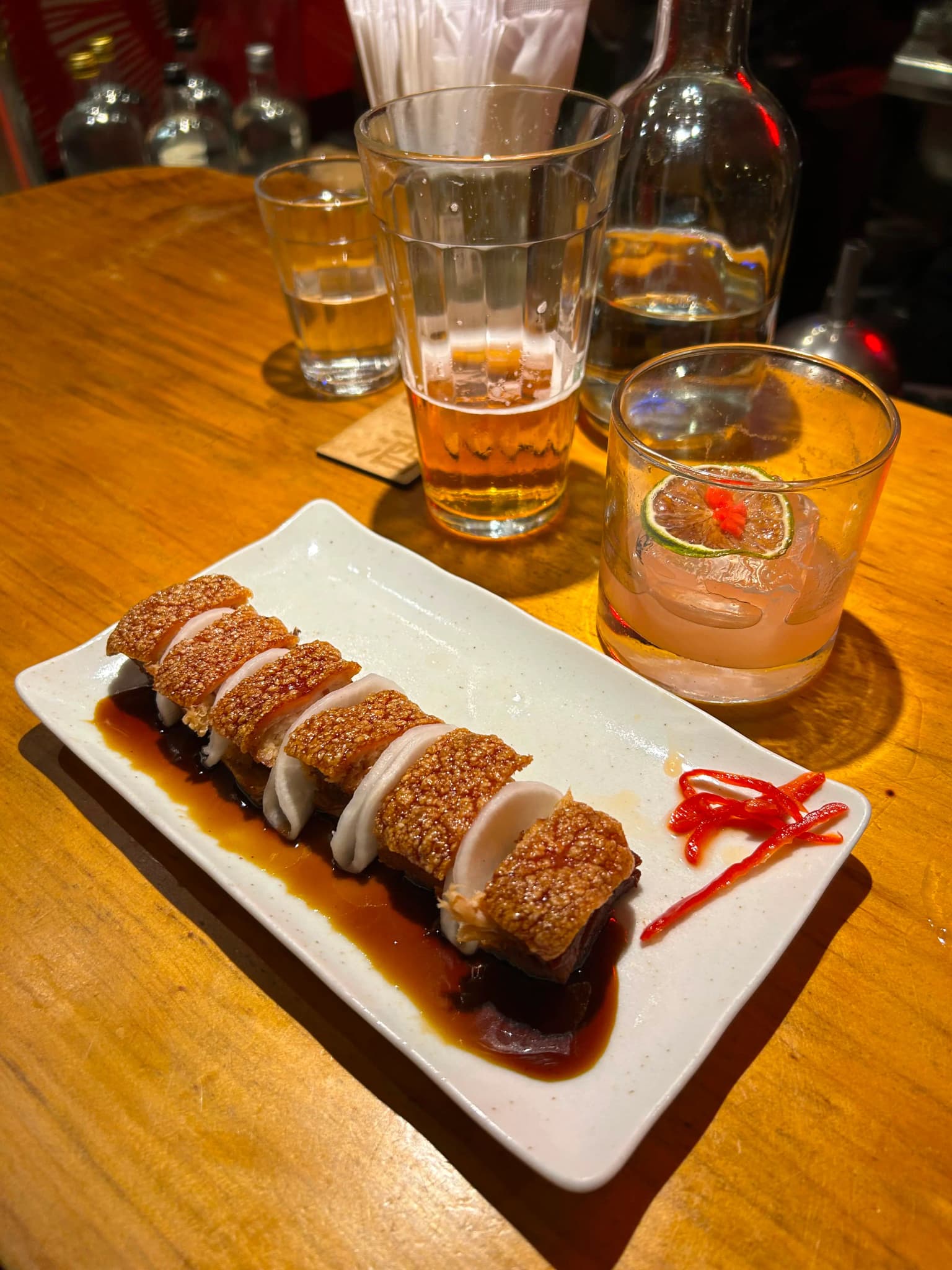 Japanese food at OIDE