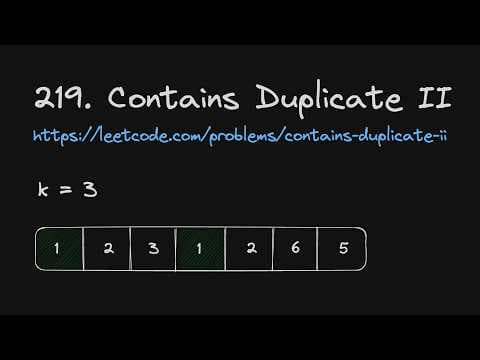 Sliding Window: Detectando duplicados em arrays com distância máxima | LeetCode 219