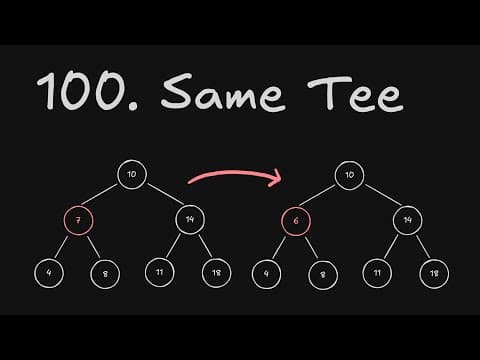 Como verificar se duas Árvores Binárias são iguais | LeetCode 100