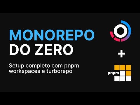 Como configurar um monorepo do zero com pnpm workspaces + Turborepo